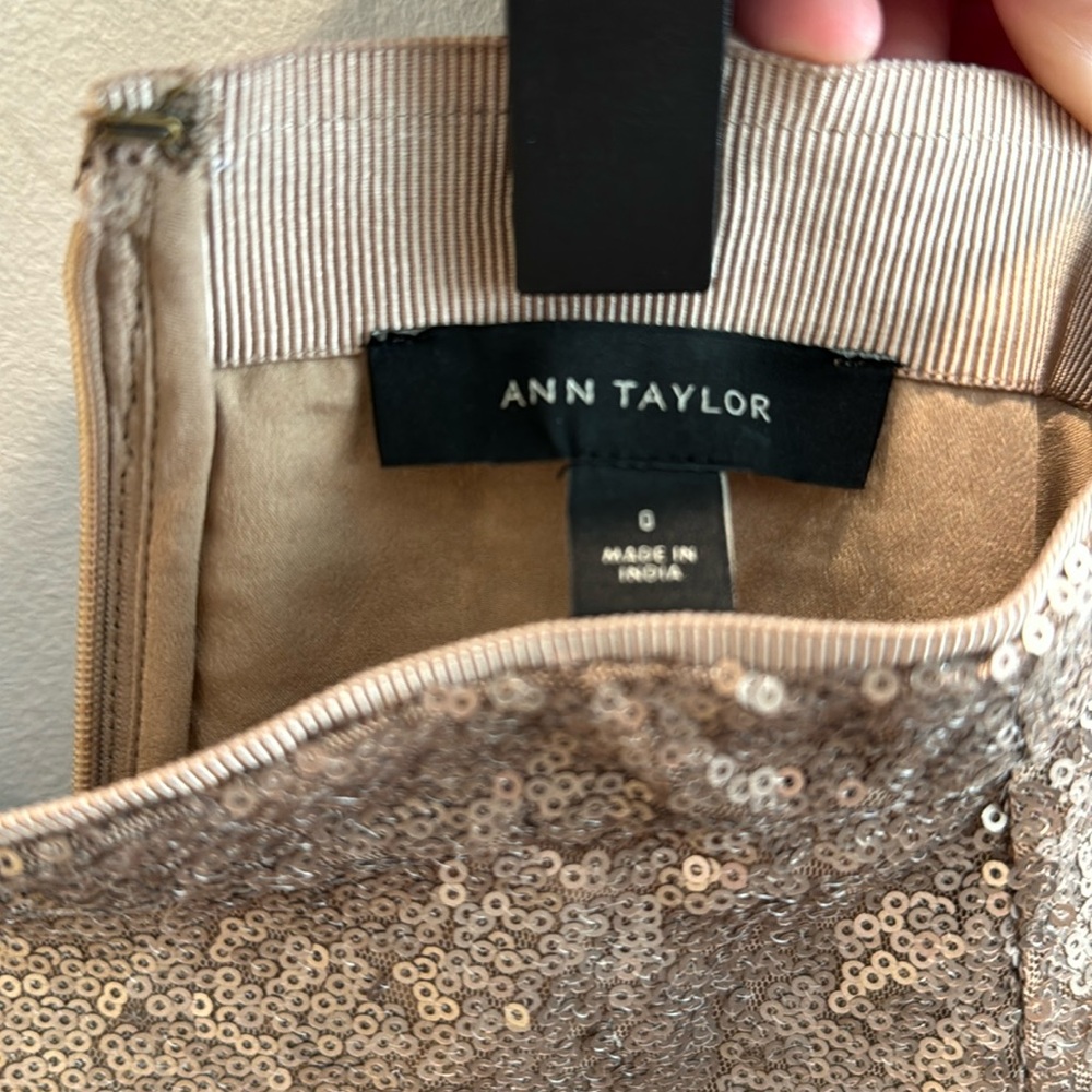 Anne Taylor sequin skirt